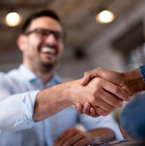 shaking hands